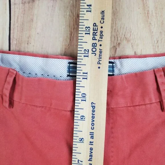 Peter Millar Shorts Mens *31×9 Pink Winston Washed Twill MC0B31 Casual Golf‎ NWT - Picture 8 of 10